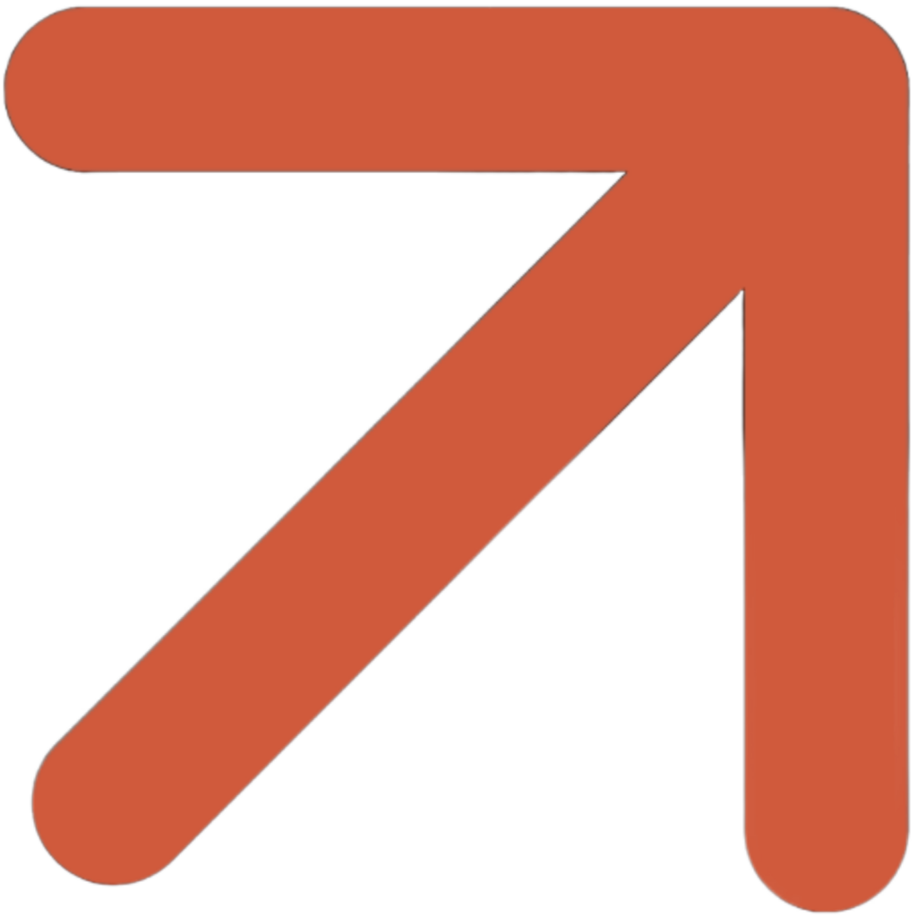 Large orange arrow symbol